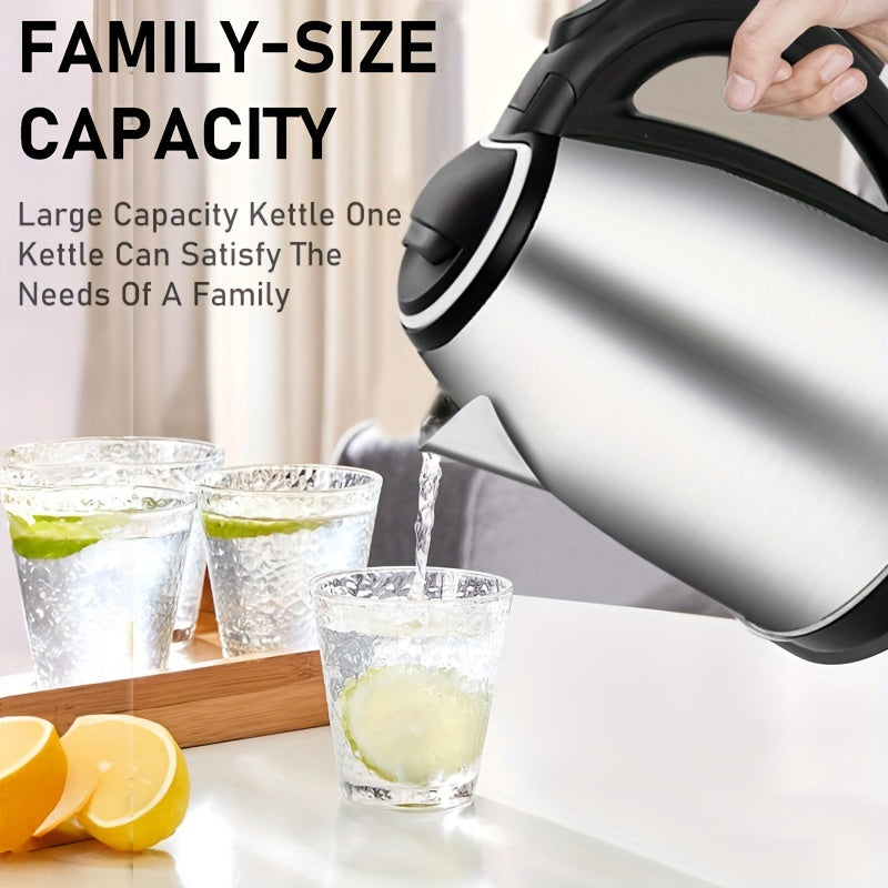Kenwood K-003 Electric Water Kettle With Stainless Steel Body | 2.0L Capacity &amp; 1000W Automatic Turn-Off | Light Indicator