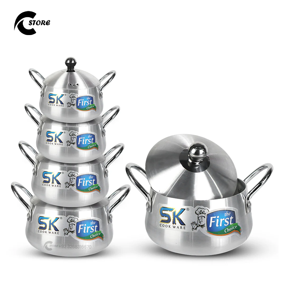 SK Heavy Gauge 3 mm Aluminium Casserole Belli | One Piece | Different Sizes | Durable &amp; Stylish Cookware for Smart Cooking