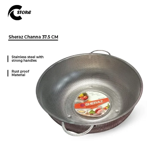 Sheraz Channa Multipurpose Kitchen Tool | Available in Different Sizes | Stainless Steel Fruit Basket, Vegetable Basket &amp; Washer