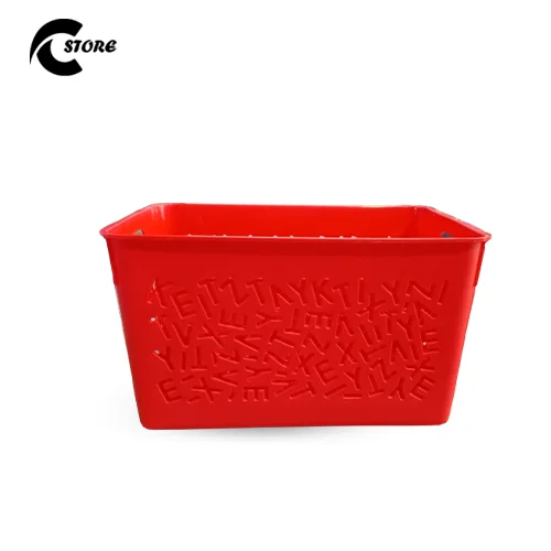 Smiley Box 3 Pcs Set | Cute &amp; Durable Plastic Storage Baskets | For Baby Clothes, Bathroom Accessories &amp; Kitchen Use