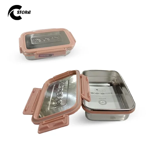 Tedemei Stainless Steel Lunch Box | 800 ml | Leak-Proof, Durable, Air-Tight &amp; Insulated Food Container for School &amp; Office