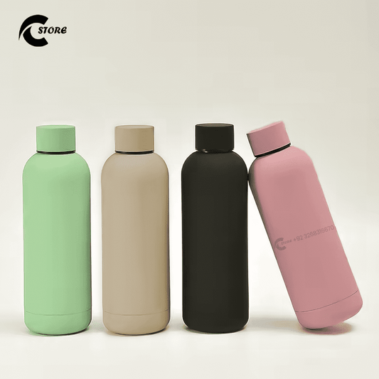 Water Bottle Steel Matt 750ml | Vacuum Insulated Stainless Steel Water Bottle for Hot &amp; Cold Drinks | Keeps Drinks Hot or Cold for Hours