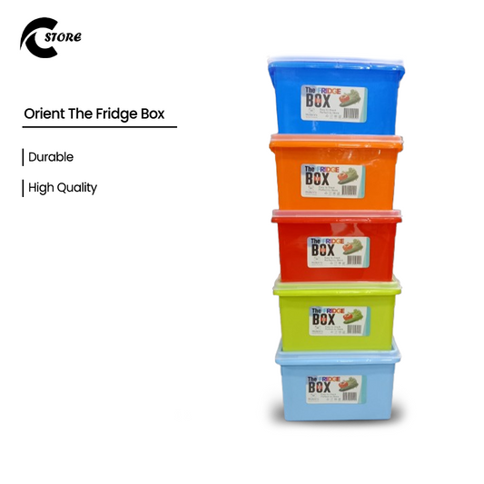 Orient Storage Box Medium | Stackable &amp; BPA-Free Plastic with Lockable Lid | For Multipurpose Storage