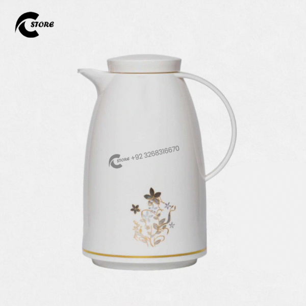 Thermex 1 Litre T100 Plastic Body Flask | Quick‑Tip Lid & Long Heat Retention | Durable & Portable Thermos Flask