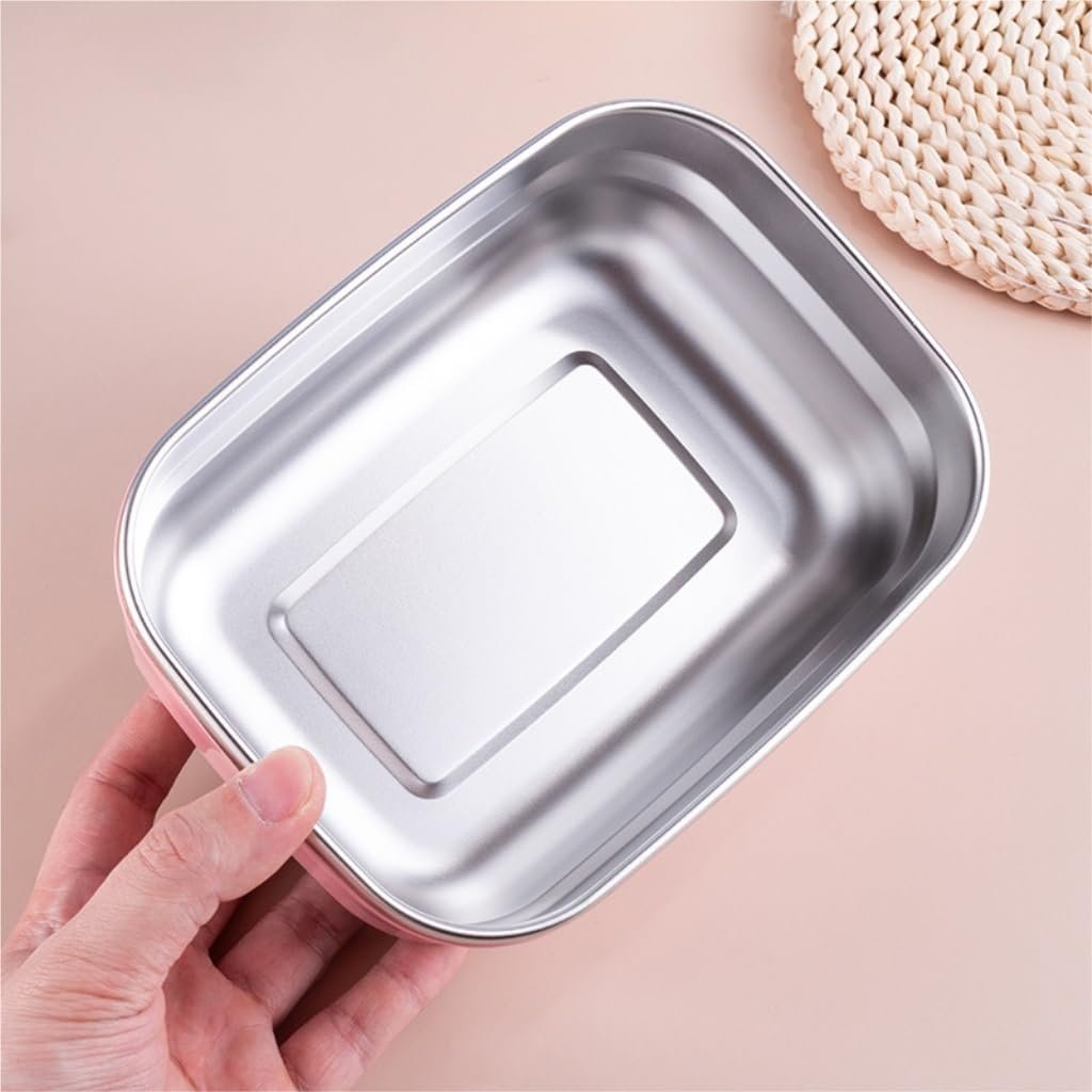 Tiffen Small | Wangfu Stainless Steel Lunch Box | 470 ml Sealed Food Container | Office & Bento Tiffin Box 3 Tiffen Small | Wangfu Stainless Steel Lunch Box | 470 ml Sealed Food Container | Office & Bento Tiffin Box - Image 3