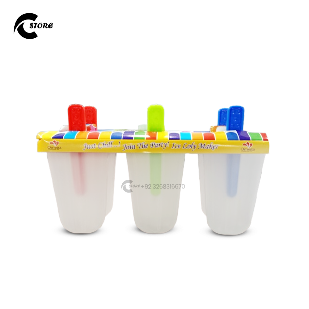 Omega Kulfi Chocobar 6-Cavity Ice Cream Mould | Plastic Kulfi Maker | BPA-Free, Freezer & Dishwasher Safe 1 Omega Kulfi Chocobar 6-Cavity Ice Cream Mould | Plastic Kulfi Maker | BPA-Free, Freezer & Dishwasher Safe