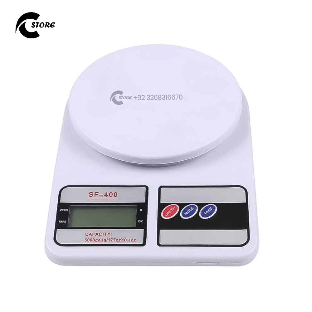 Digital Kitchen Weighing Scale | With the Capacity of 10kg | High Precision Electronic Food Scale with LCD Display for Cooking & Baking