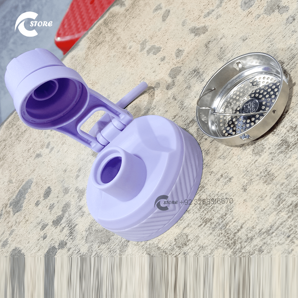 800ml Stainless Steel Water Bottle with Silicone Bottom | Leak-Proof Double Wall Insulated Sports Water Bottle | Hot & Cold Thermos Flask 3 800ml Stainless Steel Water Bottle with Silicone Bottom | Leak-Proof Double Wall Insulated Sports Water Bottle | Hot & Cold Thermos Flask - Image 3