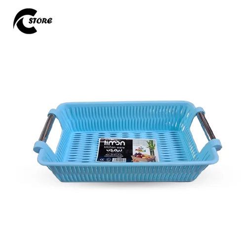 Pack of 2 Limon Small Plastic Basket with Steel Handles | Multipurpose Storage for Kitchen, Office & Medical Use | BPA-Free, Durable & Easy to Carry 3 Pack of 2 Limon Small Plastic Basket with Steel Handles | Multipurpose Storage for Kitchen, Office & Medical Use | BPA-Free, Durable & Easy to Carry - Image 3