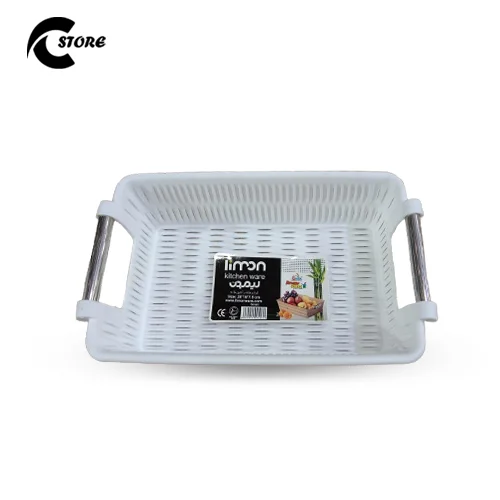 Pack of 2 Limon Small Plastic Basket with Steel Handles | Multipurpose Storage for Kitchen, Office & Medical Use | BPA-Free, Durable & Easy to Carry 4 Pack of 2 Limon Small Plastic Basket with Steel Handles | Multipurpose Storage for Kitchen, Office & Medical Use | BPA-Free, Durable & Easy to Carry - Image 4