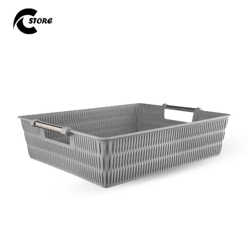 Pack of 2 Limon Small Plastic Basket with Steel Handles | Multipurpose Storage for Kitchen, Office & Medical Use | BPA-Free, Durable & Easy to Carry 7 Pack of 2 Limon Small Plastic Basket with Steel Handles | Multipurpose Storage for Kitchen, Office & Medical Use | BPA-Free, Durable & Easy to Carry - Image 7