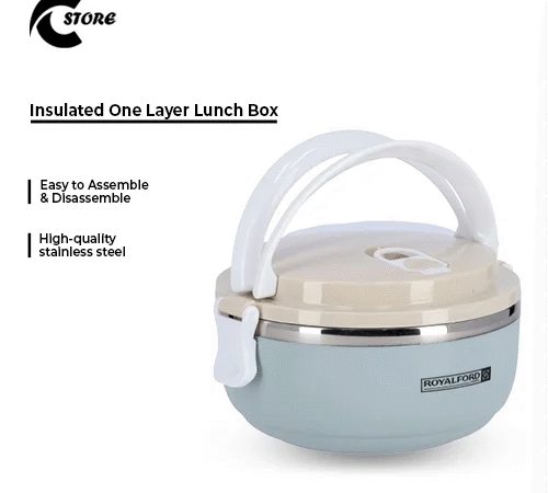 Stainless Steel Insulated Lunch Box in Two Different Sizes | Perfect for School, Office & Picnics | With the Capacity of 0.5 litr