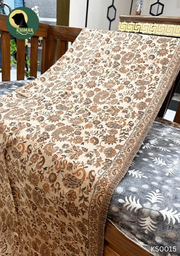 Kashmiri jacquard shawl 3 Kashmiri jacquard shawl - Image 3