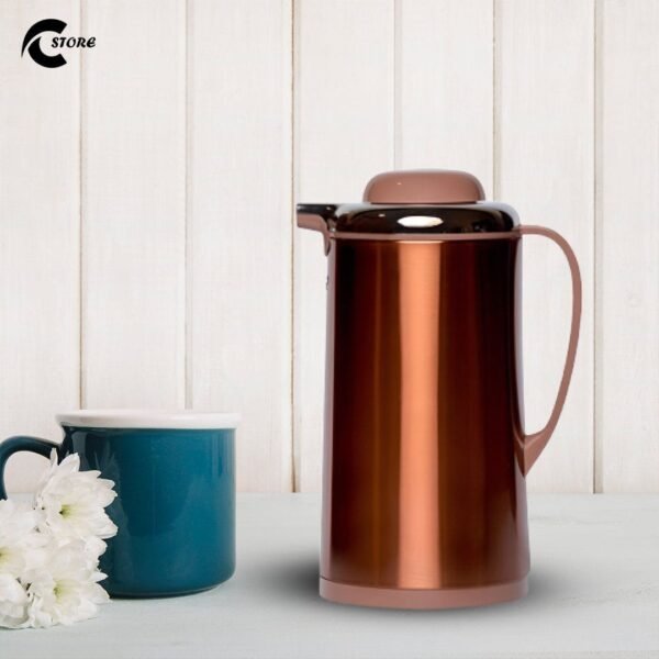 Thermex Vacuum Flask Thermos With Quick-Tip Lid | 1Ltr Capacity | Premium Quality