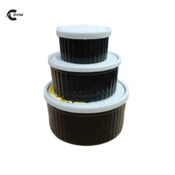 3 Pcs Icon Food Container Set | 850 ml | BPA-Free, Microwave & Freezer Safe | Durable Meal Prep Storage Containers 3 3 Pcs Icon Food Container Set | 850 ml | BPA-Free, Microwave & Freezer Safe | Durable Meal Prep Storage Containers - Image 3