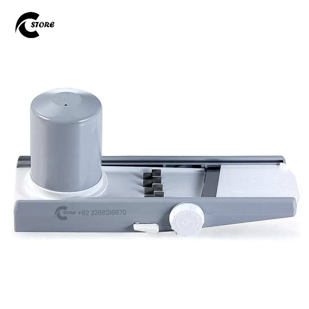 Bruno Adjustable Dry Fruit & Vegetable Slicer Cutter | Adjustable Chopper With Stainless Steel Blades | Easy to Use & Clean