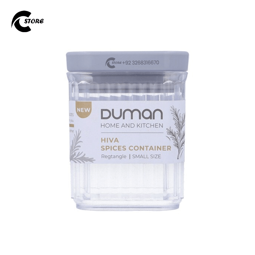 Duman AirLock Jar | Available in Three Sizes | Transparent Stackable Spice & Dry Food Storage Container With Silicone Seal 3 Duman AirLock Jar | Available in Three Sizes | Transparent Stackable Spice & Dry Food Storage Container With Silicone Seal - Image 3