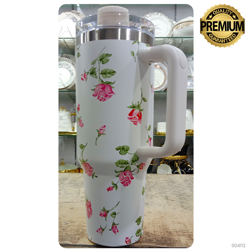 Stanley Flower Tumbler 1.18L | Large Capacity Stainless Steel Travel Tumbler | Leak-Proof, Vacuum Insulated, Non-Slip Base 9 Stanley Flower Tumbler 1.18L | Large Capacity Stainless Steel Travel Tumbler | Leak-Proof, Vacuum Insulated, Non-Slip Base - Image 9