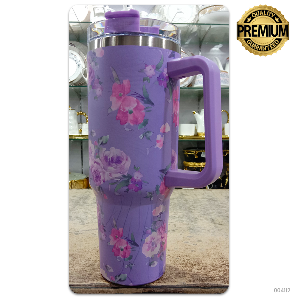 Stanley Flower Tumbler 1.18L | Large Capacity Stainless Steel Travel Tumbler | Leak-Proof, Vacuum Insulated, Non-Slip Base 8 Stanley Flower Tumbler 1.18L | Large Capacity Stainless Steel Travel Tumbler | Leak-Proof, Vacuum Insulated, Non-Slip Base - Image 8