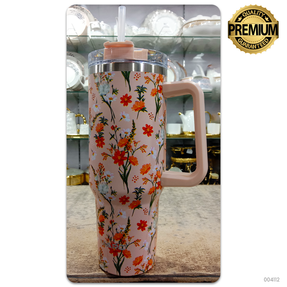 Stanley Flower Tumbler 1.18L | Large Capacity Stainless Steel Travel Tumbler | Leak-Proof, Vacuum Insulated, Non-Slip Base 7 Stanley Flower Tumbler 1.18L | Large Capacity Stainless Steel Travel Tumbler | Leak-Proof, Vacuum Insulated, Non-Slip Base - Image 7