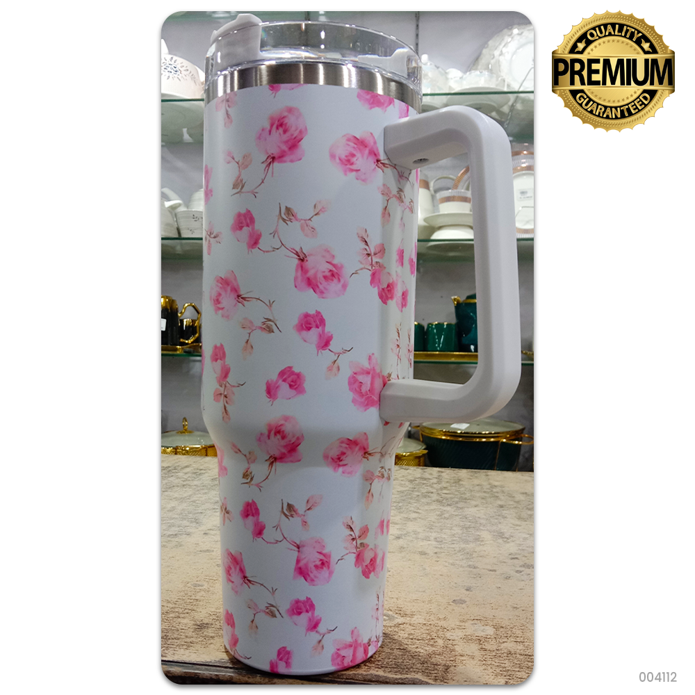 Stanley Flower Tumbler 1.18L | Large Capacity Stainless Steel Travel Tumbler | Leak-Proof, Vacuum Insulated, Non-Slip Base 6 Stanley Flower Tumbler 1.18L | Large Capacity Stainless Steel Travel Tumbler | Leak-Proof, Vacuum Insulated, Non-Slip Base - Image 6