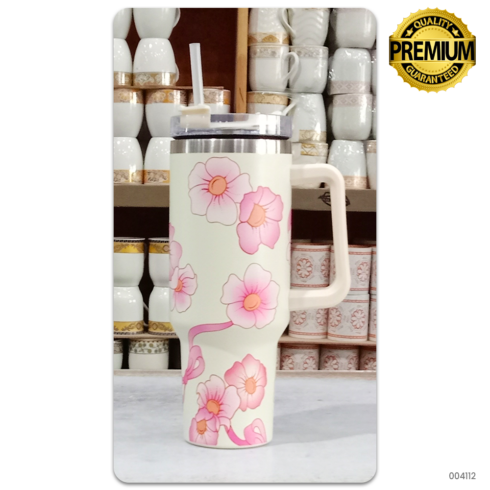 Stanley Flower Tumbler 1.18L | Large Capacity Stainless Steel Travel Tumbler | Leak-Proof, Vacuum Insulated, Non-Slip Base 5 Stanley Flower Tumbler 1.18L | Large Capacity Stainless Steel Travel Tumbler | Leak-Proof, Vacuum Insulated, Non-Slip Base - Image 5