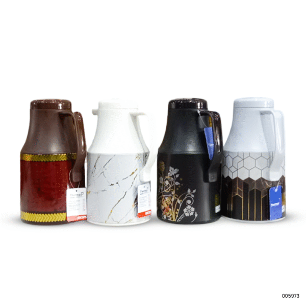 Thermex 1Ltr T8 MS/SS Flask | Stainless Steel Vacuum Insulated Tea & Coffee Thermos with Quick-Tip Lid | Hot & Cold Beverage Flask