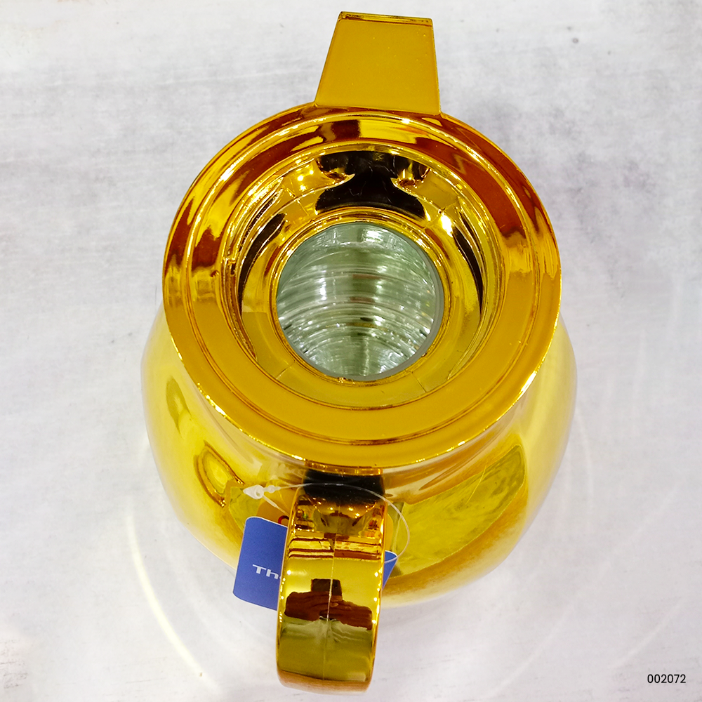 Thermex Imported Gold 2L | Premium Vacuum Insulated Flask | Hot & Cold Beverage Jug with Glass Liner | Large Capacity Thermos 3 Thermex Imported Gold 2L | Premium Vacuum Insulated Flask | Hot & Cold Beverage Jug with Glass Liner | Large Capacity Thermos - Image 3