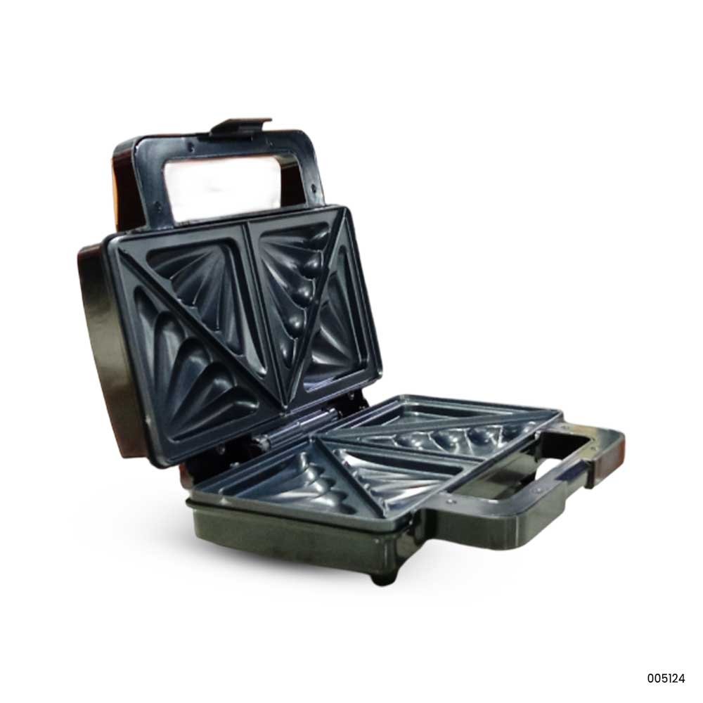 Cookworks 4-Slice Sandwich Maker | Non-Stick Toastie Toaster with Reheat Function & Cool-Touch Handle 1 Cookworks 4-Slice Sandwich Maker | Non-Stick Toastie Toaster with Reheat Function & Cool-Touch Handle