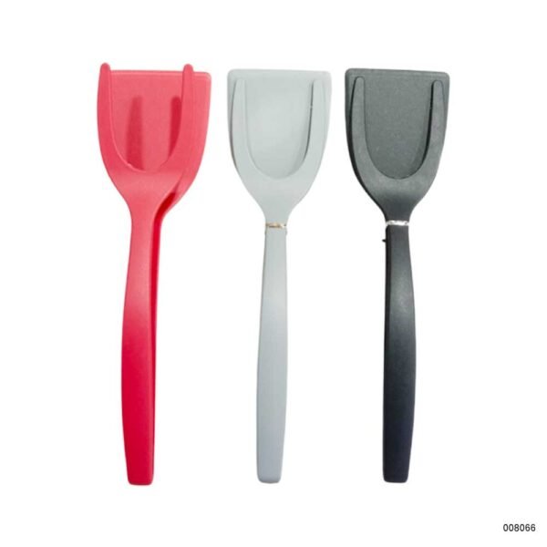 2-in-1 Spatula Tong | Silicone Double Sided Spatula | Multifunctional Food Flipping Spatula for Eggs, Omelette Turner & Pancake