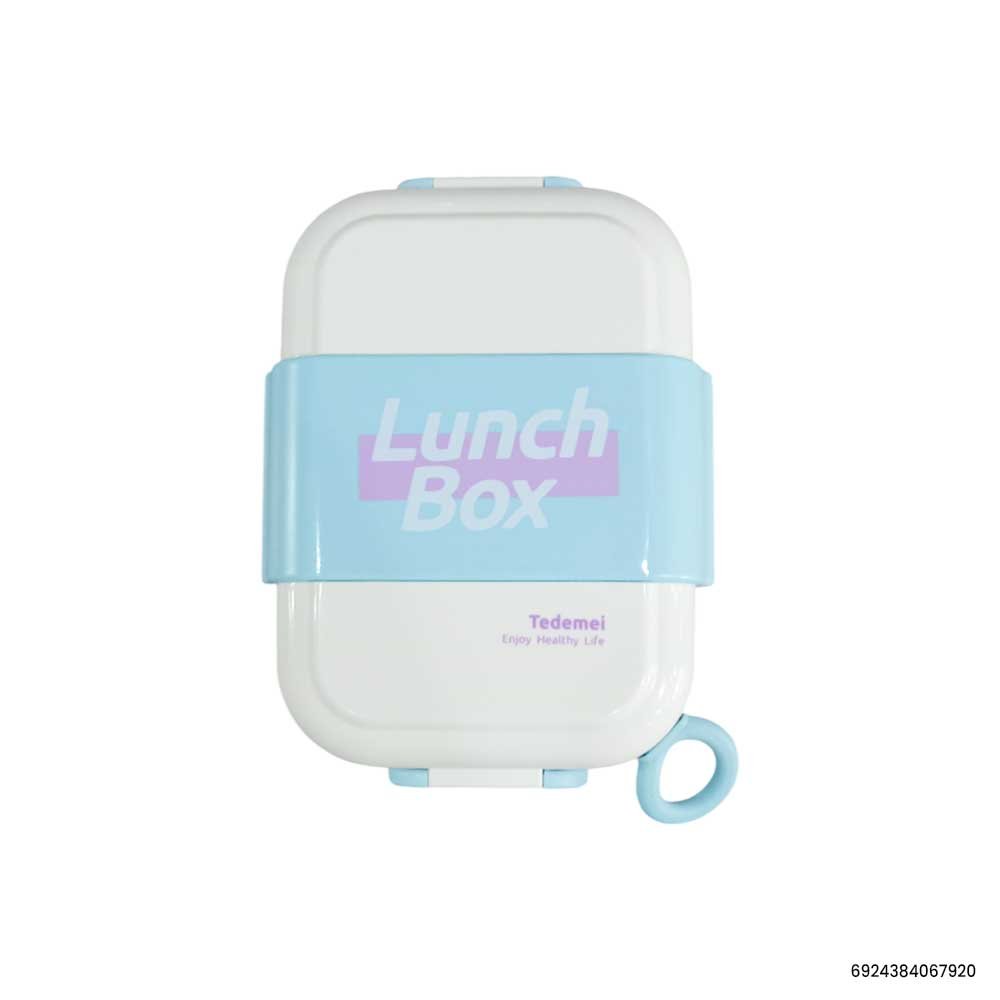 Lunch Box | Leak-Proof Plastic Lunchbox with 3 Compartments & Spoon | Microwave, Freezer & Dishwasher Safe Food Container 3 Lunch Box | Leak-Proof Plastic Lunchbox with 3 Compartments & Spoon | Microwave, Freezer & Dishwasher Safe Food Container - Image 3