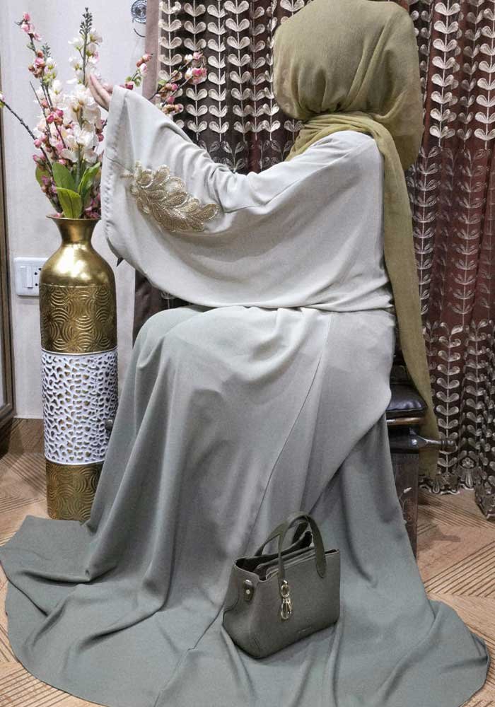 Velora embroidery abaya--Baggy style 1 Velora embroidery abaya--Baggy style