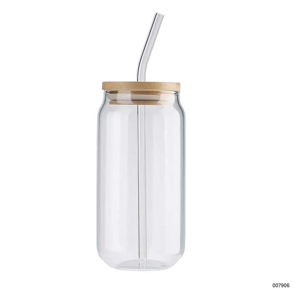400ml Round Glass Cup with Glass Straw & Wooden Lid | Imported High-Quality Coffee Glass, Milk Glass, Juice & Soda Cup 1 400ml Round Glass Cup with Glass Straw & Wooden Lid | Imported High-Quality Coffee Glass, Milk Glass, Juice & Soda Cup