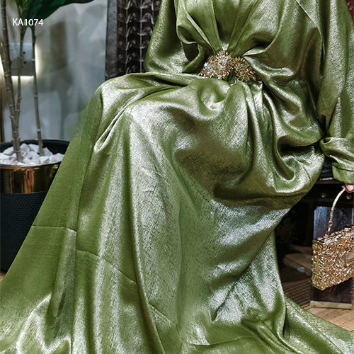 Silken Glow Mint Green Kaftan Abaya | Shimmer Silk Abaya with Embellished Waist Belt | Semi-Formal Elegant Wear 2 Silken Glow Mint Green Kaftan Abaya | Shimmer Silk Abaya with Embellished Waist Belt | Semi-Formal Elegant Wear - Image 2