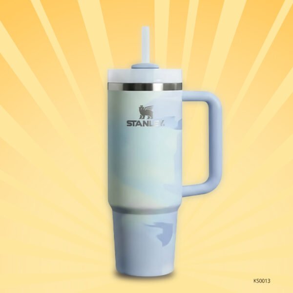 40oz Stainless Steel Vacuum Insulated Stanley Tumbler With Handle| Leak Proof & BPA-Free | Stainless Steel Tumbler With Handle & Straw