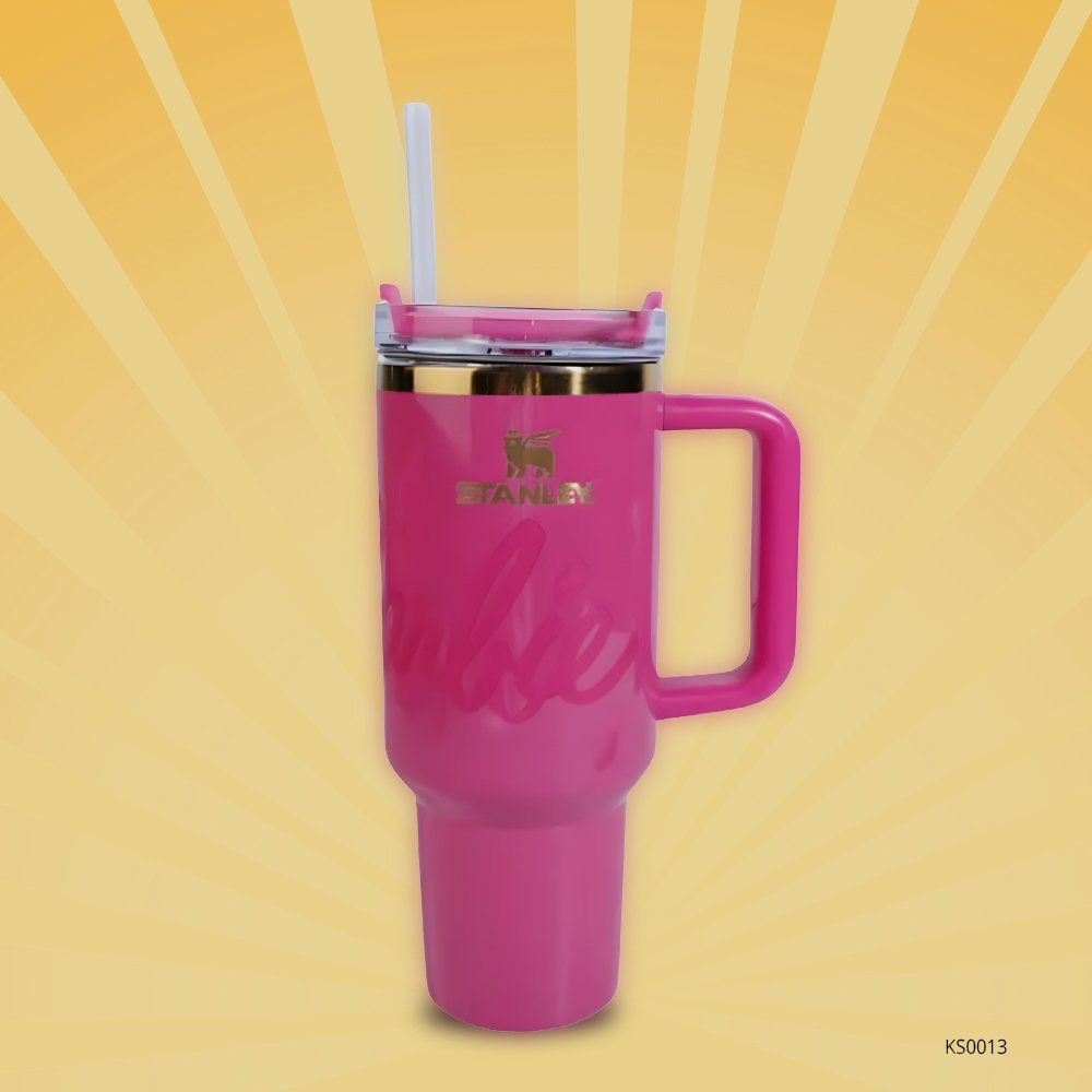 Stanley Barbie 1.8L | Large Capacity Stainless Steel Vacuum Insulated Travel Tumbler with Handle & Straw 1 Stanley Barbie 1.8L | Large Capacity Stainless Steel Vacuum Insulated Travel Tumbler with Handle & Straw