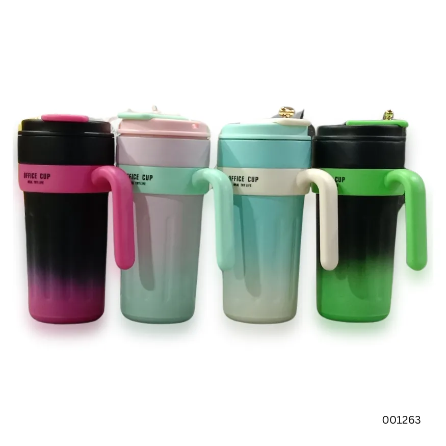 Stainless Steel Temperature Display Coffee Mug 650ML | Double Wall Insulated Travel Tumbler with LED Digital Temperature, Spill-Proof Lid & Silicone Topper