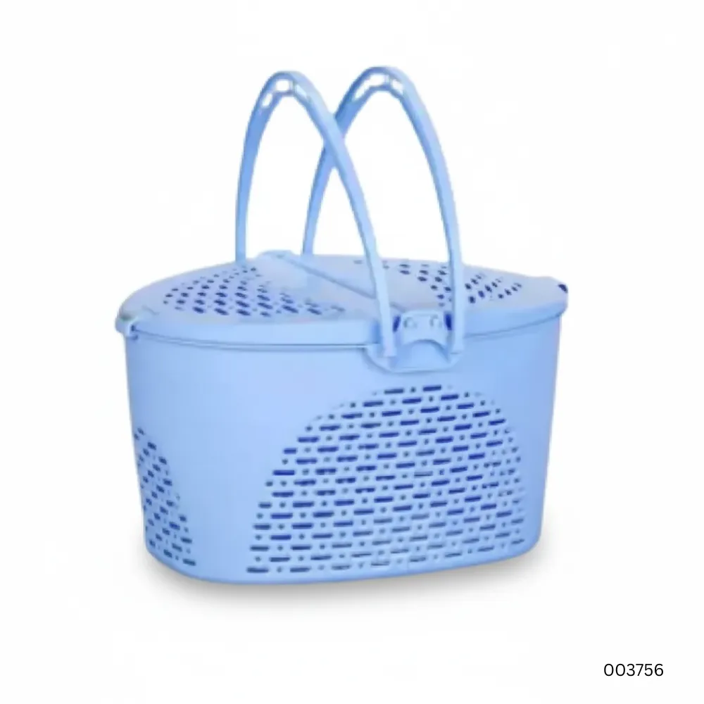 Luxury Medium Carry Basket Phoenix | Durable Plastic Storage with Lids & Handles
