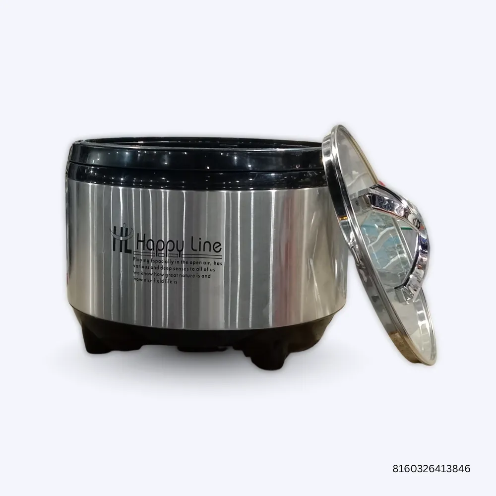 Happy Party Hot Pot 12 Liter | Happy Line Jumbo Hotpot | Premium Stainless Steel Insulated Food Server for Parties & Dawats 1 Happy Party Hot Pot 12 Liter | Happy Line Jumbo Hotpot | Premium Stainless Steel Insulated Food Server for Parties & Dawats