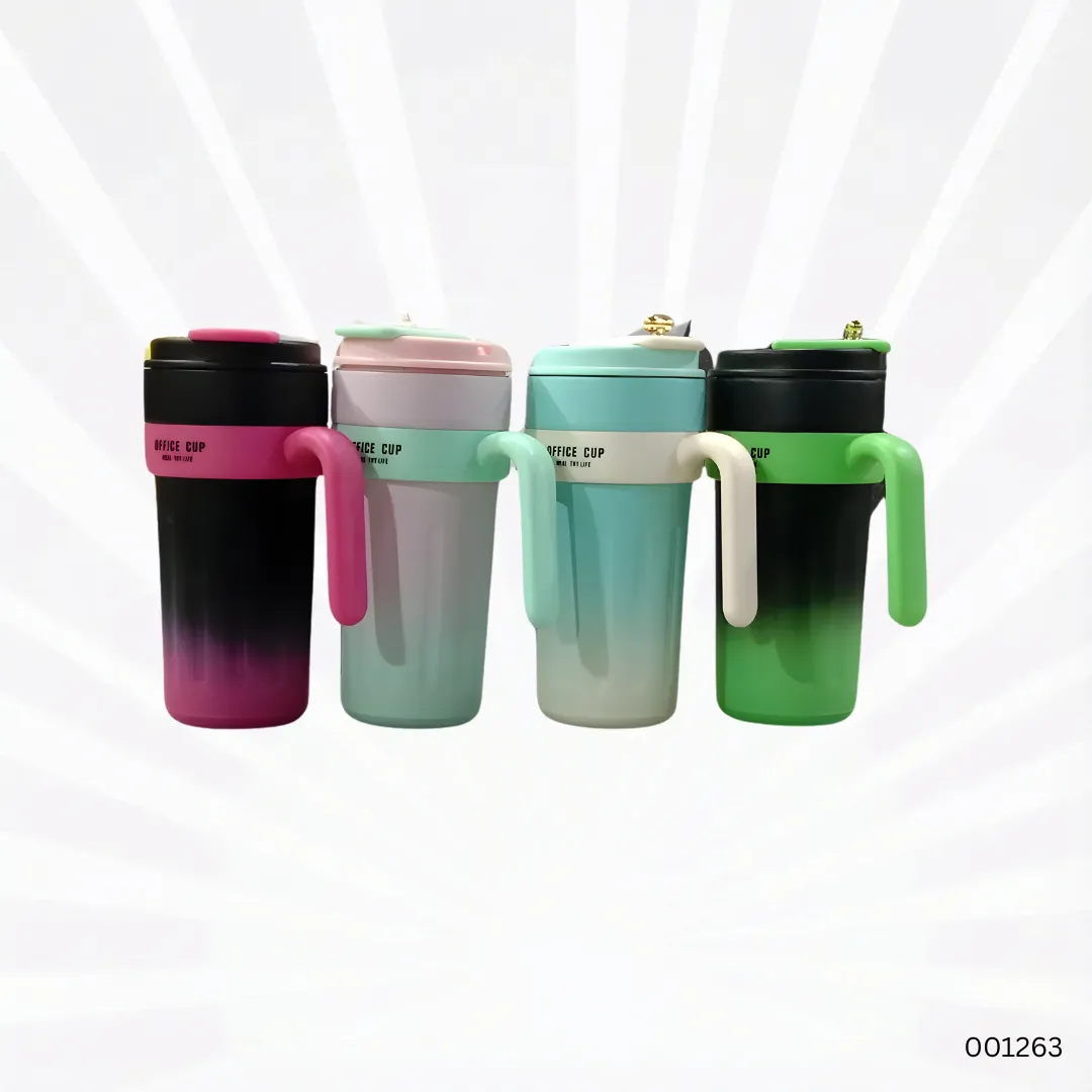 Stainless Steel Temperature Display Coffee Mug 650ML | Double Wall Insulated Travel Tumbler with LED Digital Temperature, Spill-Proof Lid & Silicone Topper