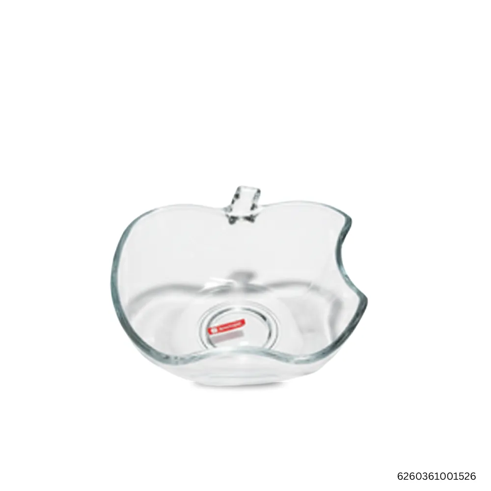 Apple-Shaped Glass Serving Bowl | Elegant Fruit & Salad Bowl | Unique Tableware for Everyday & Special Occasions