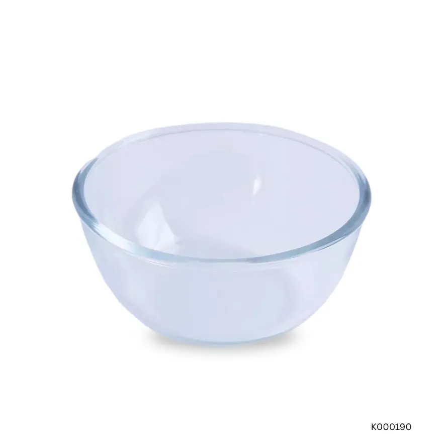 Rosita Clear Glass Mixing & Serving Bowls | Microwave & Oven Safe | Durable, Elegant & Versatile Kitchen Glassware