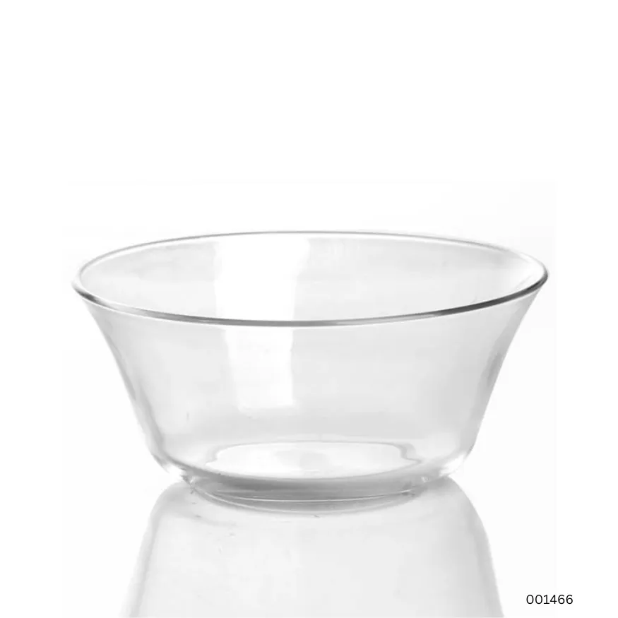 Deli Clear Glass Mixing & Serving Bowl | Microwave & Oven Safe | Durable & Elegant Kitchen Glassware