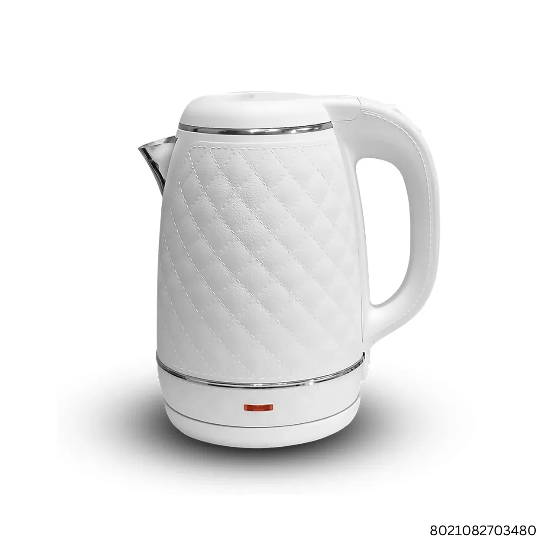 1.7L Electric Kettle | 2200W Fast-Boil Kettle with Safety Features & Luxury Leather Finish