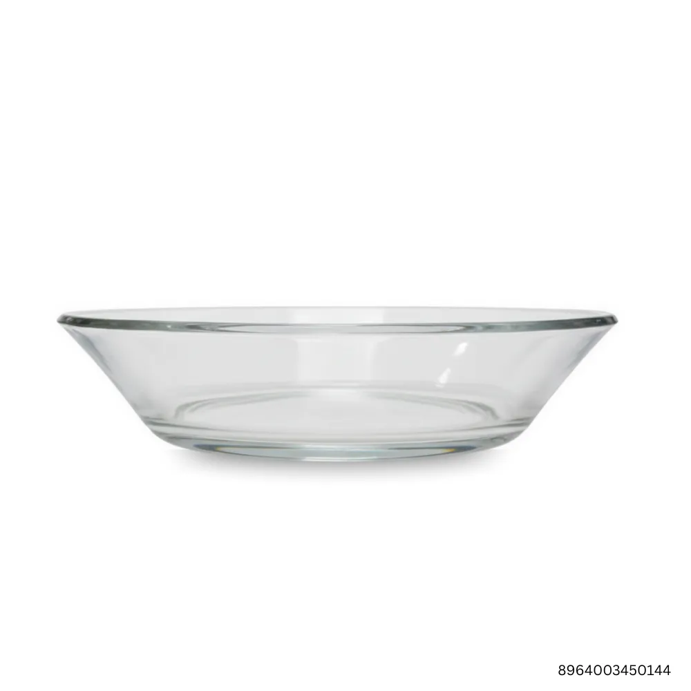 Deli Grand Cru Dessert Plate Set 142mm | 6-Piece Clear Porcelain Dessert & Snack Plates | Elegant Tableware for Everyday Use & Entertaining