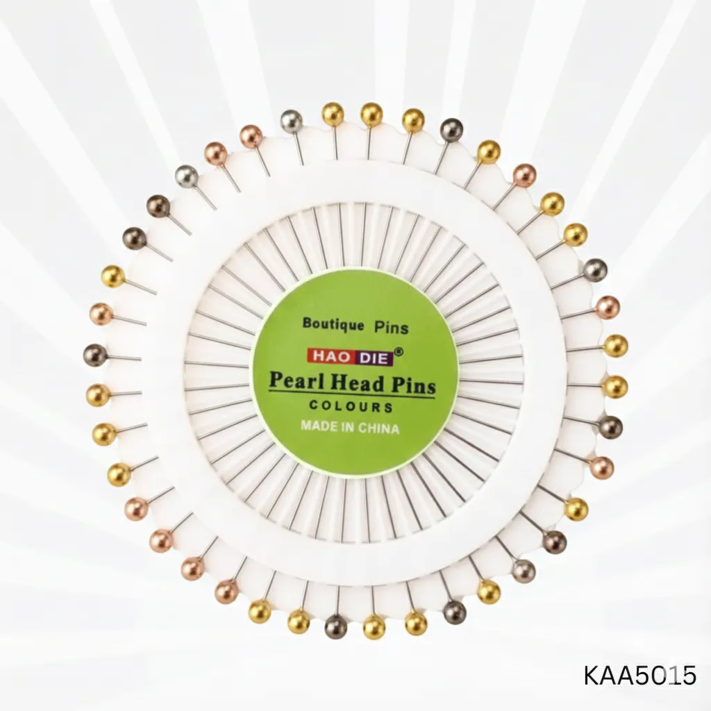 Metallic Hijab Pins Wheel | Shiny Small-Size Secure Hold Pins