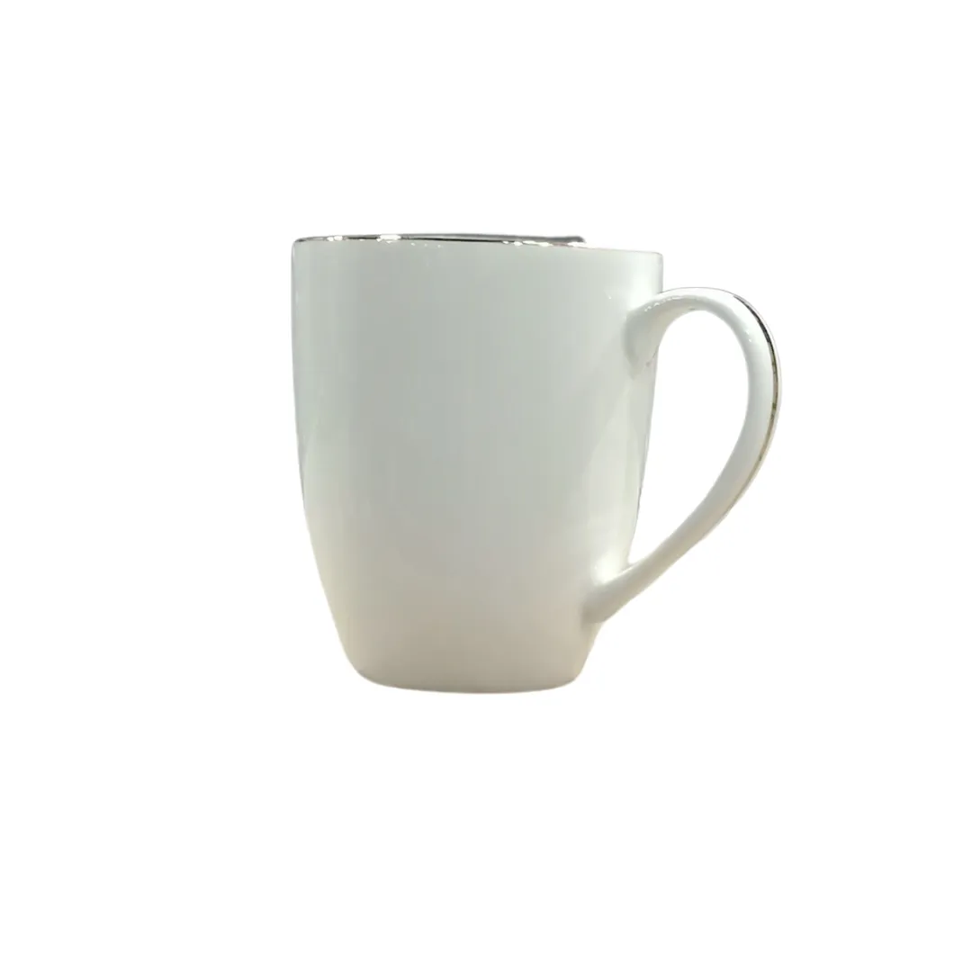 Heaven Bone China Cup Set | Weightless White Bone China with Golden Rim | Premium Elegant Design | Durable & Dishwasher Safe 2 Heaven Bone China Cup Set | Weightless White Bone China with Golden Rim | Premium Elegant Design | Durable & Dishwasher Safe - Image 2