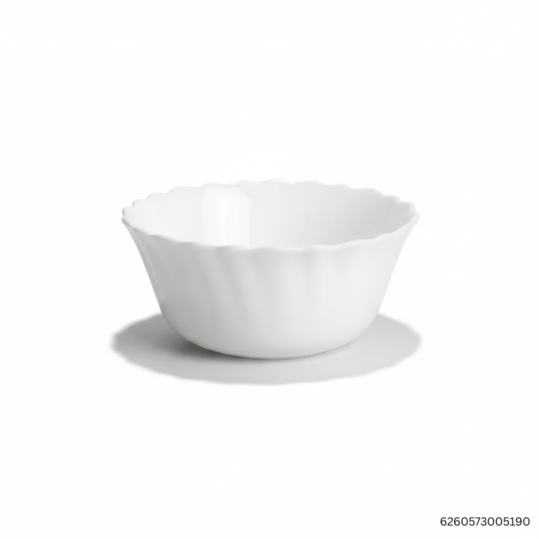 12 Pure White Marble Small Serving Bowl | Microwave & Oven Safe Round Bowl for Appetizers, Salads, Soups & Desserts